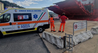 Emergenze ad Ancona: due interventi della Croce Gialla