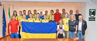 Regione accoglie la nazionale under 16 ucraina di volley