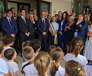 Chiaravalle inaugura la Casa dei Bambini "Anna Maria Ferrati" alla presenza del Ministro Valditara e del Presidente Acquaroli